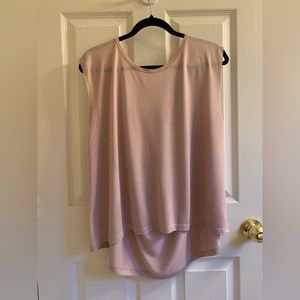 Element Rose Pink Semi-Sheer Tank Top Size M